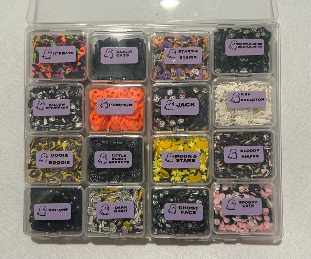 Halloween Polymer Clay Box (16 Clays)