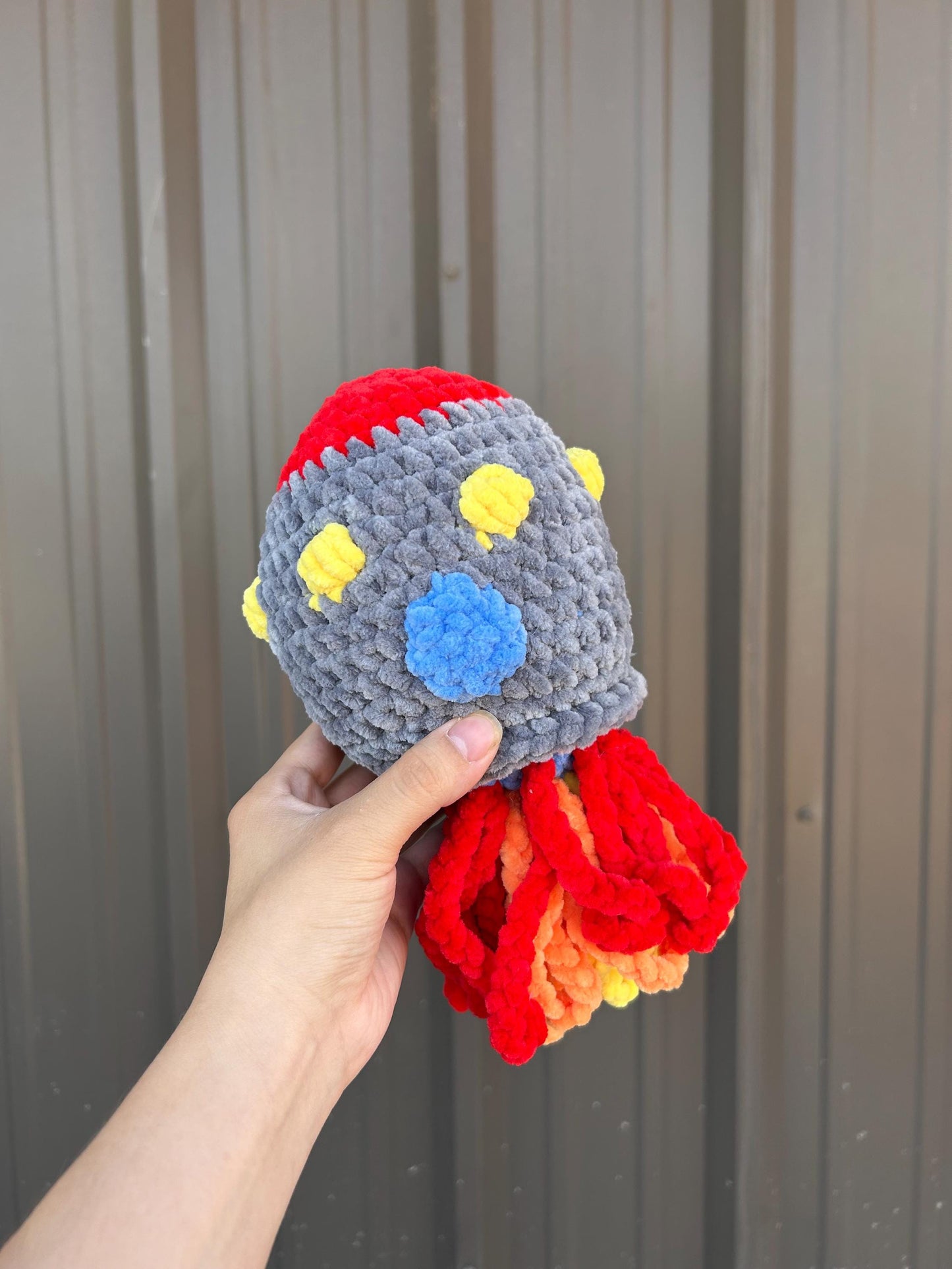 Rocket / Spaceship Amigurumi Digital Pattern - No sew / Low Sew