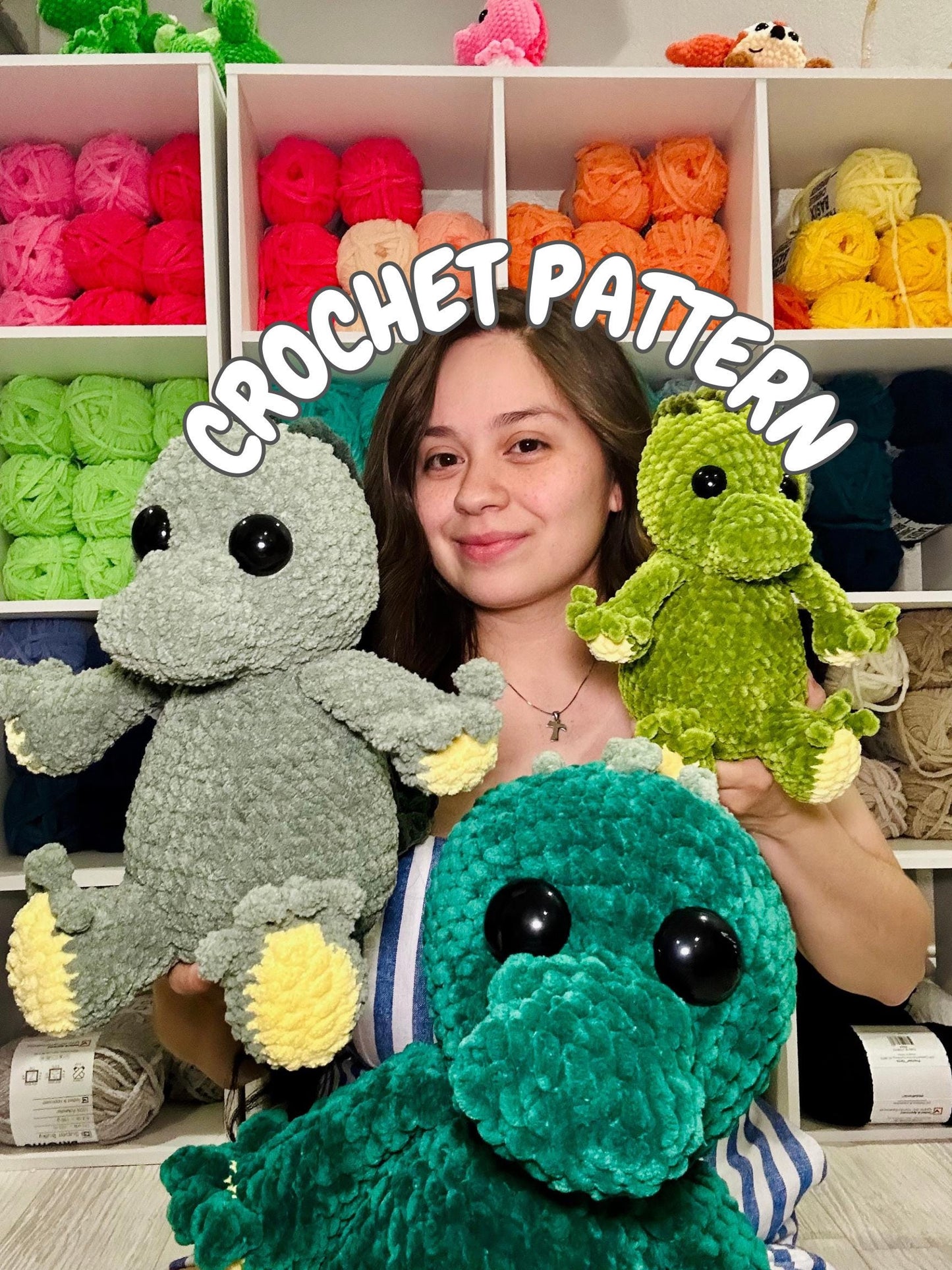 Alligator Crochet Amigurumi Digital Pattern