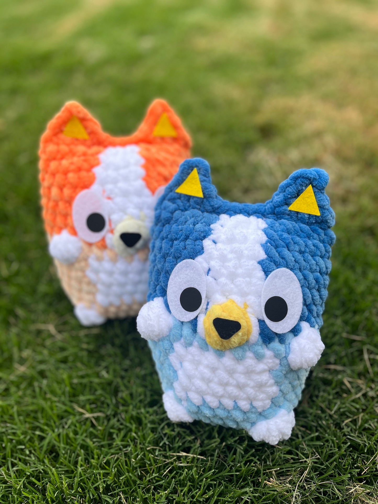 Dog Crochet Amigurumi Digital Pattern - No sew / Low Sew
