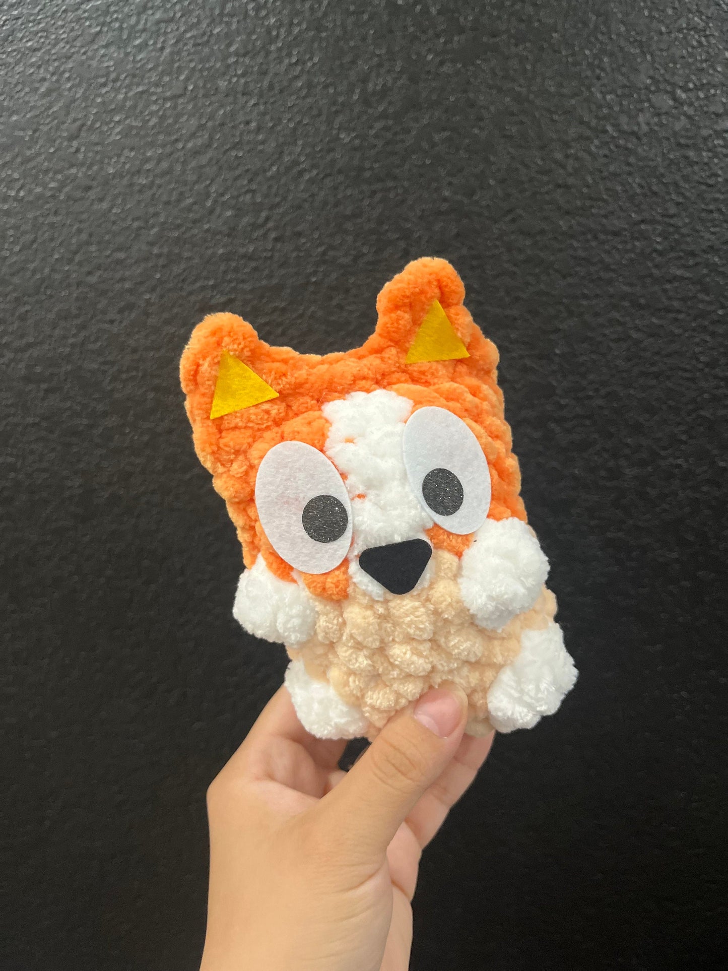 MINI Dog Crochet Amigurumi Digital Pattern - No sew / Low sew