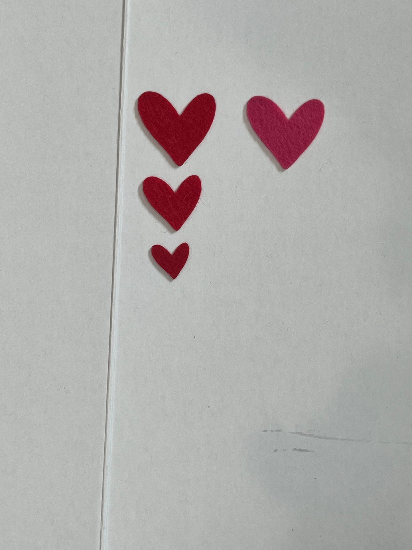 Felt Fancy HEARTS for Valentines / Mothers Day / Appliqué