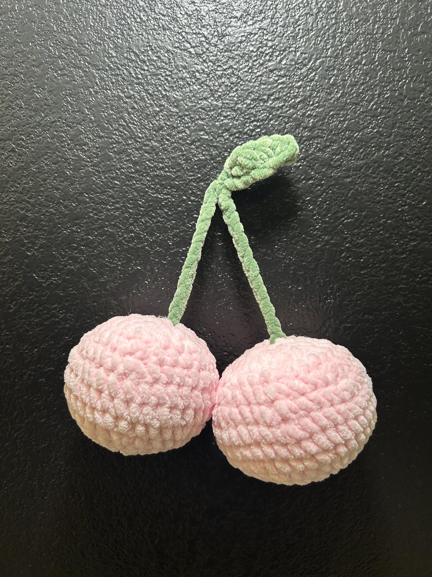 Bow & Cherries Amigurumi Digital Pattern - No sew / Low Sew - Cherry , Valentines