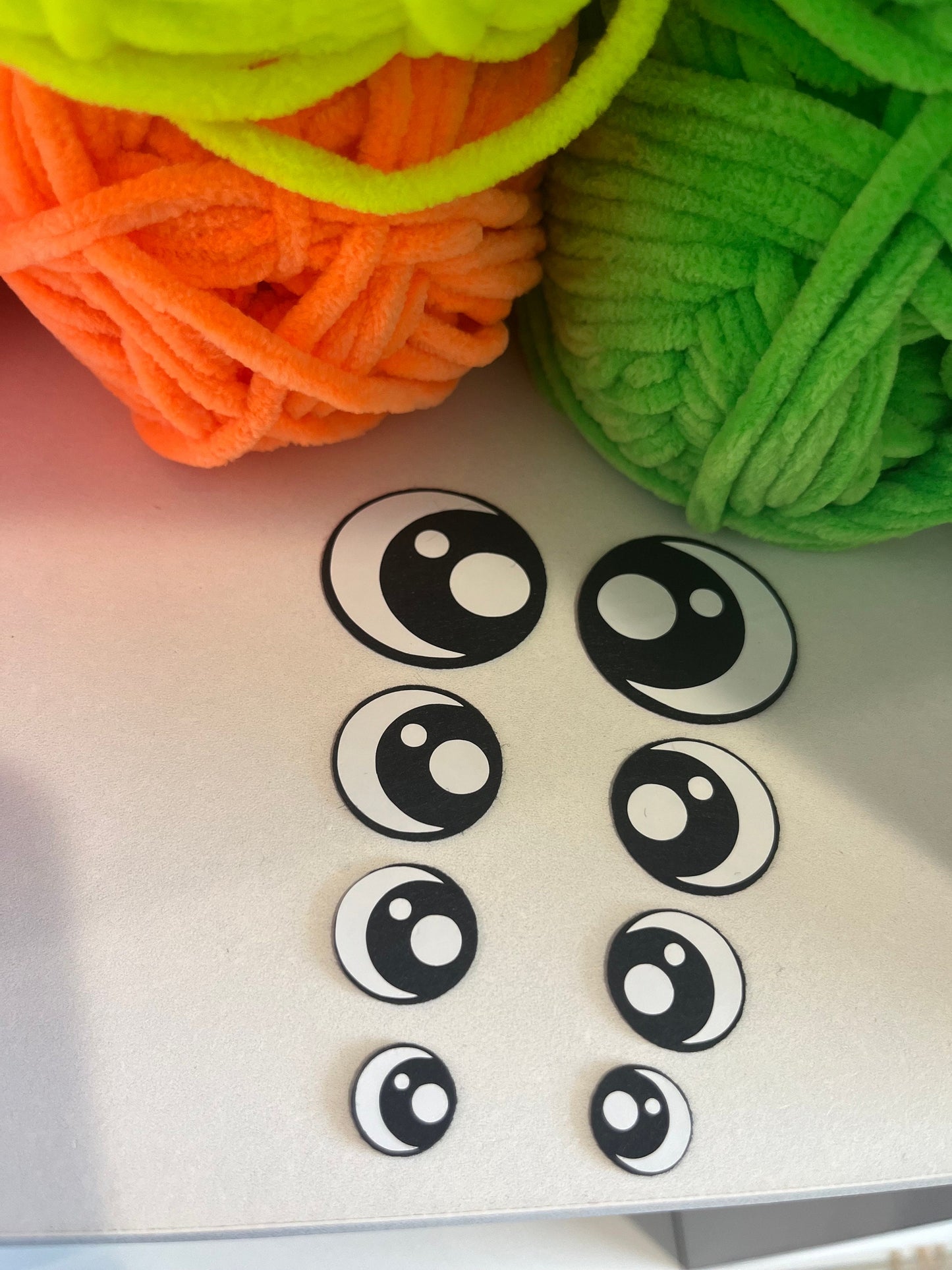 Kawaii Felt Eyes for Crochet Amigurumi