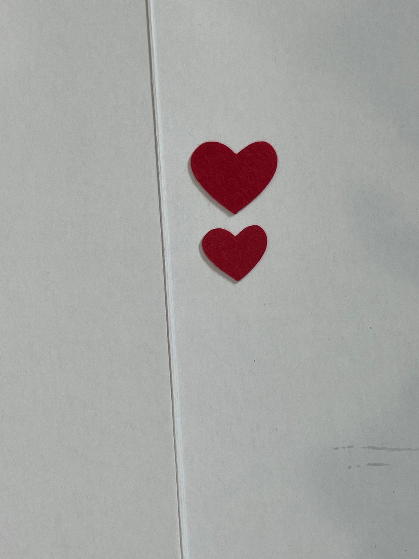 Felt Original HEARTS for Valentines / Mothers Day / Appliqué