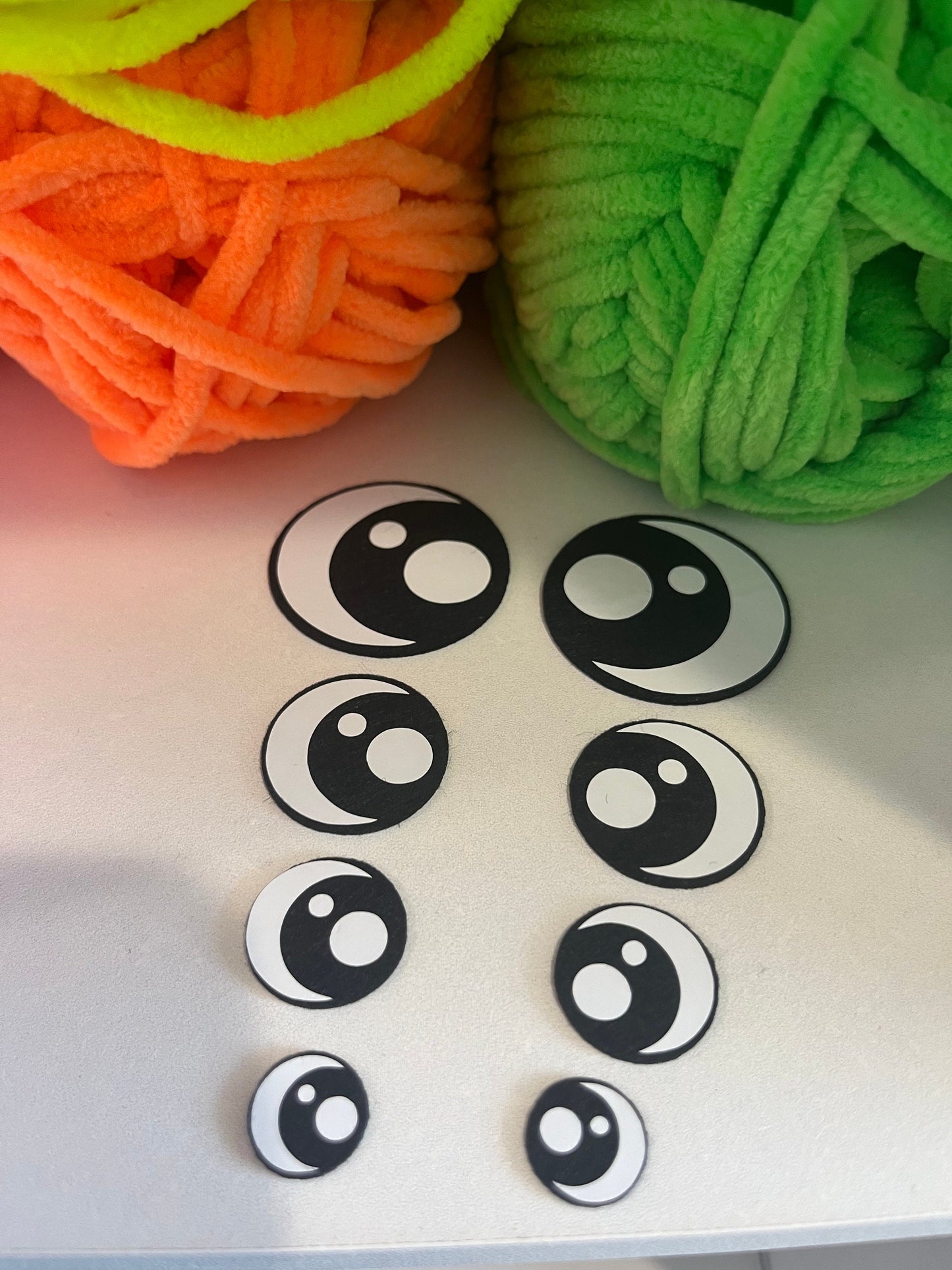 Kawaii Felt Eyes for Crochet Amigurumi