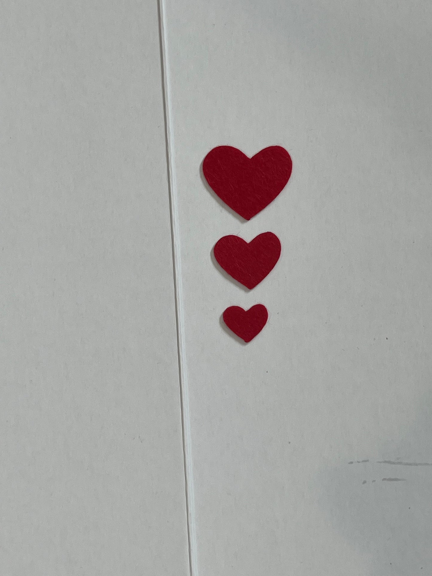 Felt Original HEARTS for Valentines / Mothers Day / Appliqué