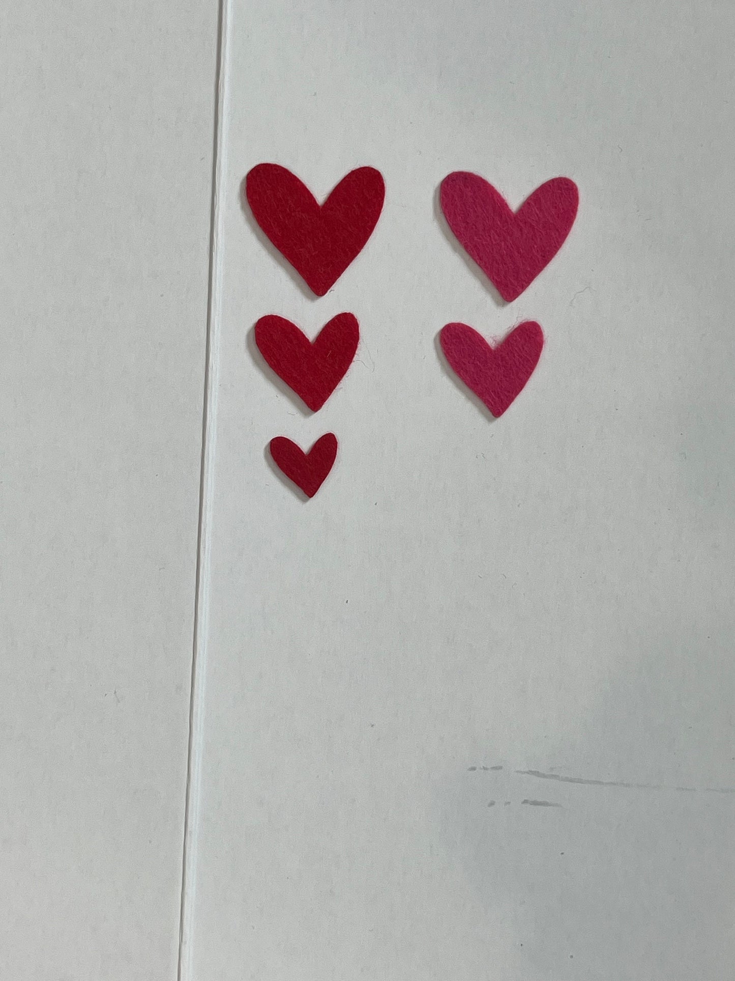 Felt Fancy HEARTS for Valentines / Mothers Day / Appliqué
