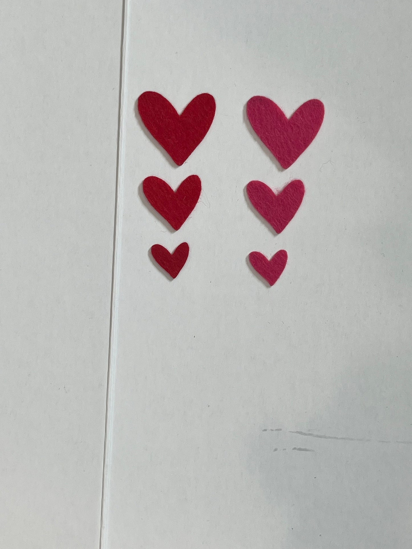 Felt Fancy HEARTS for Valentines / Mothers Day / Appliqué